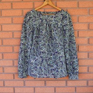 3/$20 Loft- Long Sleeve Colorful Blouse